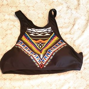 Tribal Bikini Top (Donated)